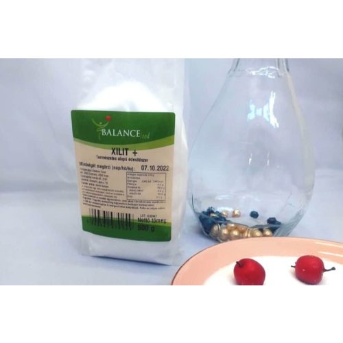 Xilit PLUS 500 g (ötszörös erősségű édesítő)