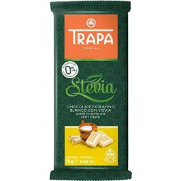 Trapa Stevia, fehércsokoládé, 75g