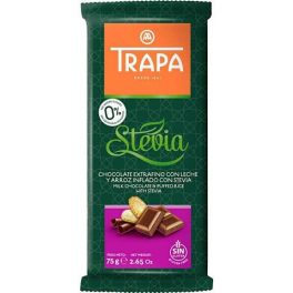 Trapa Stevia, tejcsokoládé puffasztott rizzsel, 75g