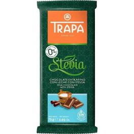 Trapa Stevia, tejcsokoládé, 75g