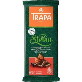 Trapa Stevia étcsokoládé 50% kakaótartalommal, 75g