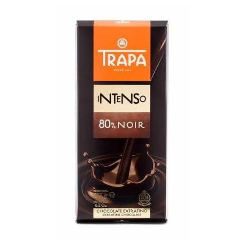 Trapa Intenso Noir 80% 175g - Étcsokoládé 80% kakaótartalommal