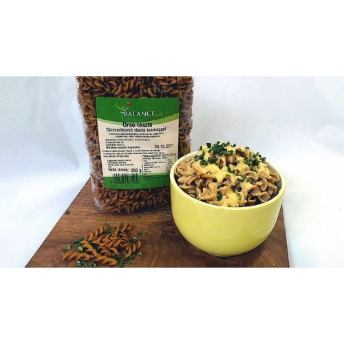 Balance Food Orsó tészta - Csicseriborsóval és lenmaggal 250g (Gluténmentes, csökkentett szénhidráttartalmú, tojásmentes)