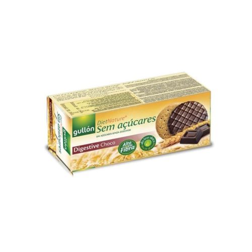 Gullón Digestive Choco - cukormentes, korpás, csokiba mártott keksz 270g