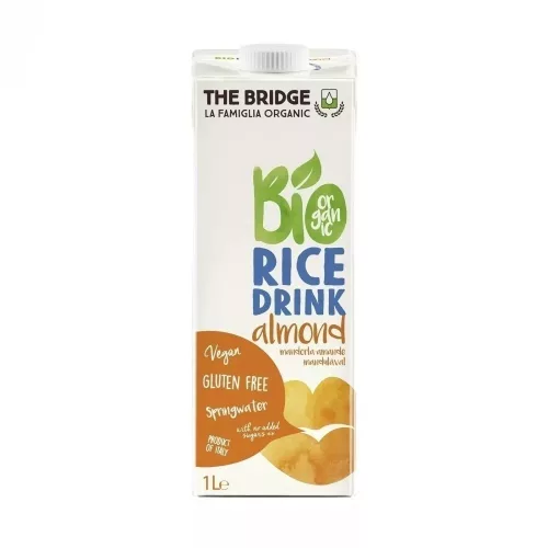 The Bridge Bio Mandulás rizsital 1000 ml, CSOMAGOLÁSSÉRÜLT