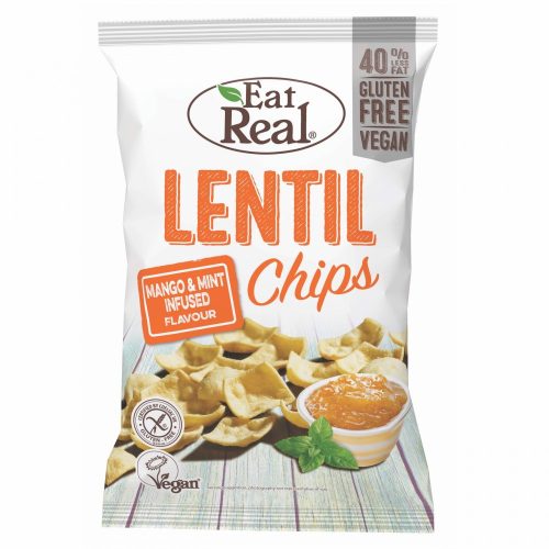Eat Real Lencse Chips - Mangós és Mentás 40g