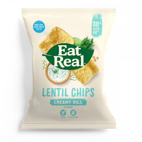 Eat Real Lencse Chips - Tejszínes Kapros 40g