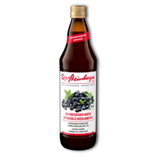 Dr. Steinberger Feketeáfonya nektár (bio) – 750 ml