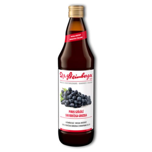 Dr. Steinberger Piros szőlőlé (bio) – 750 ml
