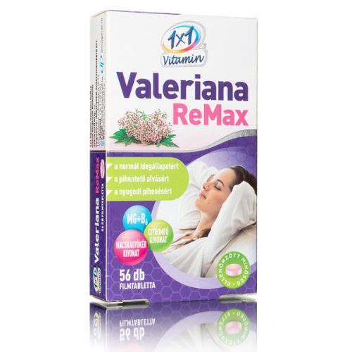 1x1 Vitamin Valeriana Remax étrend-kiegészítő filmtabletta (56 db)