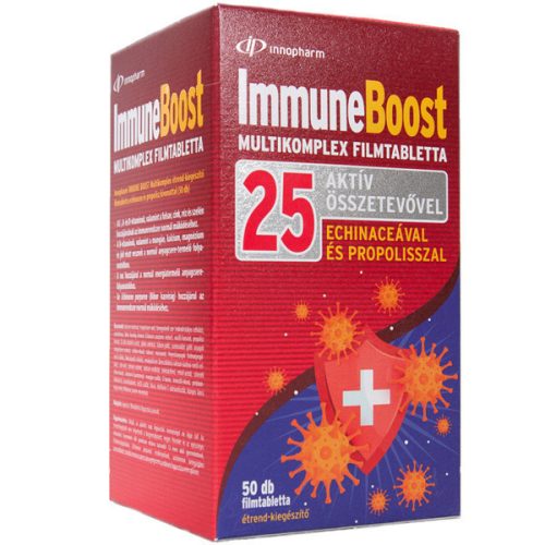 Innopharm Immune Boost Multikomplex étrend-kiegészítő filmtabletta echinacea és propolisz kivonattal (50 db)