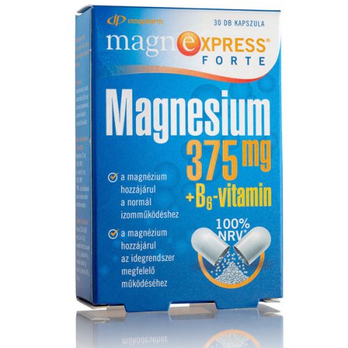 Innopharm MagnExpress Forte 375 mg étrend-kiegészítő kapszula (30 db)