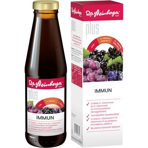 Dr. Steinberger Immun Plus Étrend-kiegészítő cinkkel, C-vitaminnal és D3-vitaminnal (450ml)