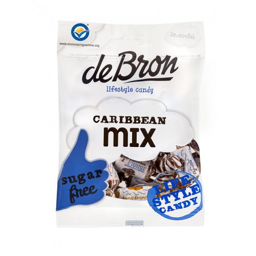 DeBron cukormentes Karibi-mix karamella válogatás 90 g