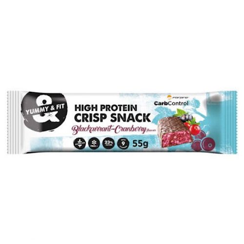 Forpro High Protein Crip Snack, feketeribizli - áfonya ízű szelet, 55g