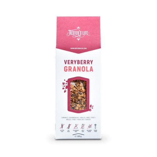 Hester's Life Veryberry granola - ribizlis granola 320 g