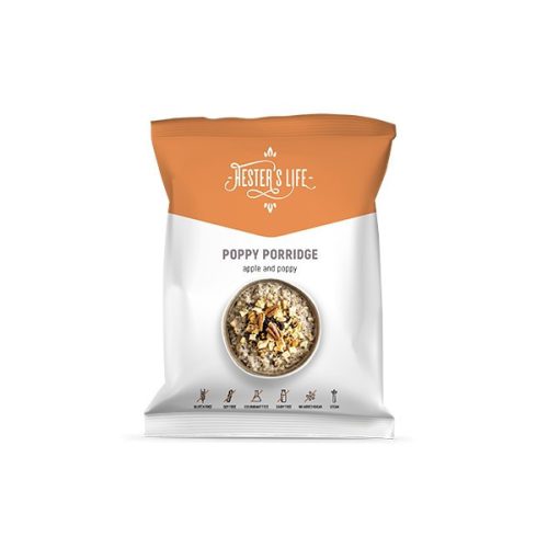 Hester's Life Poppy Porridge - almás-mákos zabkása 50g