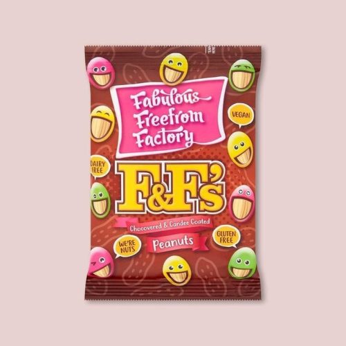 Fabulous Freefrom Factory - F&F’s Tejmentes “tejcsokival bevont mogyoró 55 g