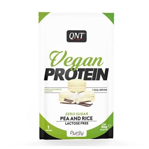 QNT Vegan protein - vanília macaron, 20g