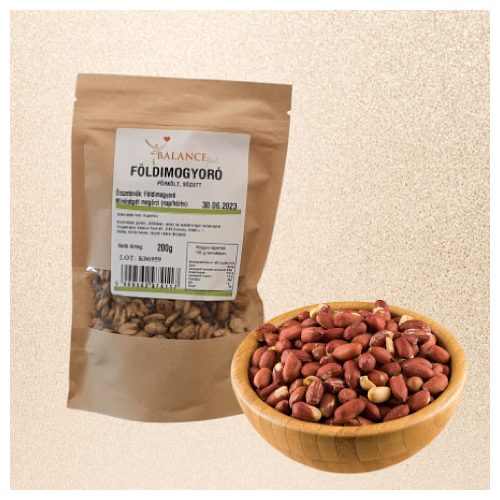 Földimogyoró, pörkölt, sózott, 200g