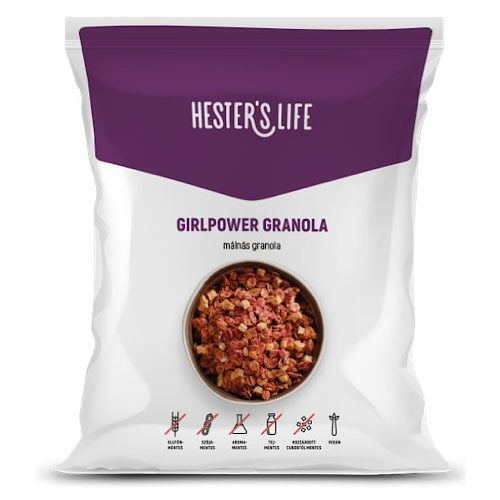 Hester's Life Girl Power Granola - málnás granola 60g