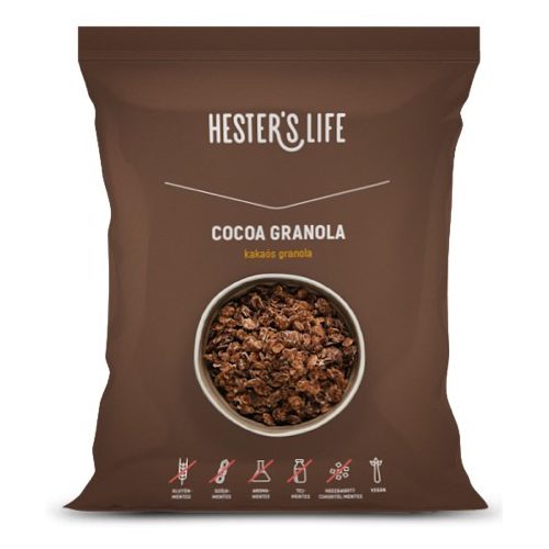 Hester's Life Cocoa Granola/Kakaós, 60g