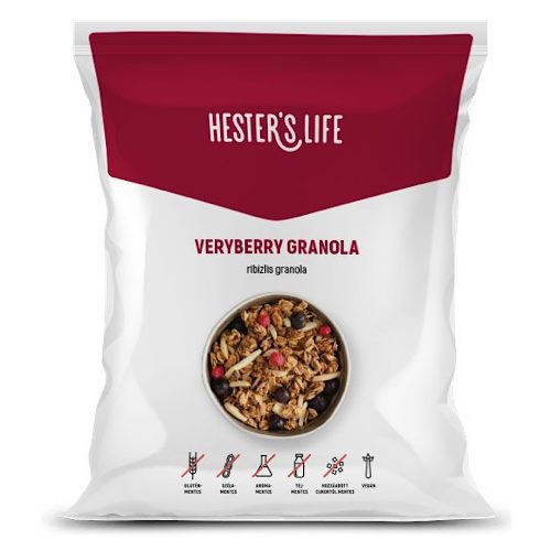 Hester's Life Veryberry granola / ribizlis granola 60g
