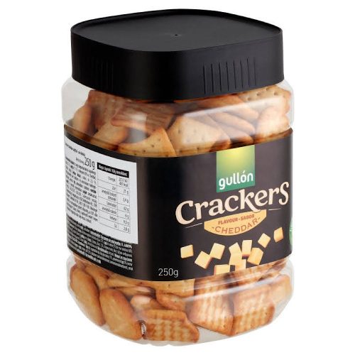 Gullón Cracker, cheddar sajtos, 250g