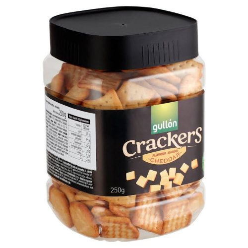 Gullón Cracker, cheddar sajtos, 250g