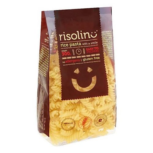 Risolino, rizstészta, Fussili, gluténmentes, 300g