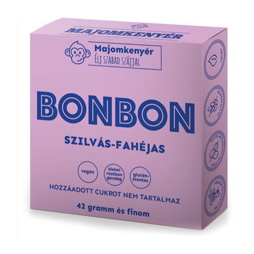 Majomkenyér, Szilvás-Fahéjas bonbon, 42g