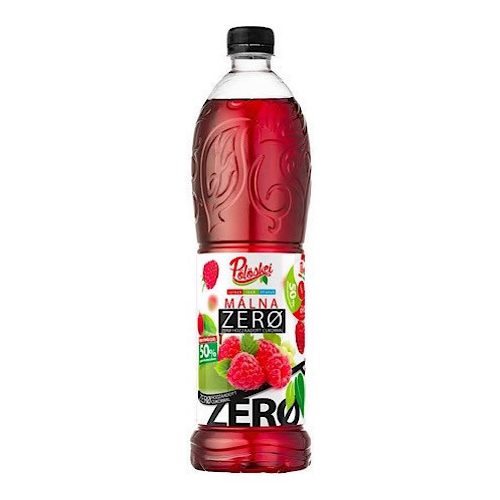 Pölöskei szörp, ZERO, málna ízű, 1 liter