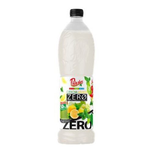 Pölöskei szörp, ZERO, citrom-menta/házi limonádé ízű, 1 liter