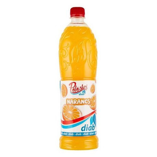 Pölöskei szörp, diabetikus, narancs ízű, 1 liter