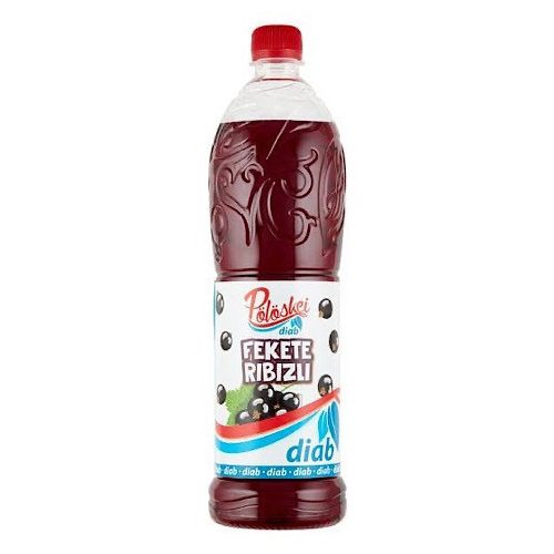 Pölöskei szörp, diabetikus, fekete ribizli ízű, 1 liter