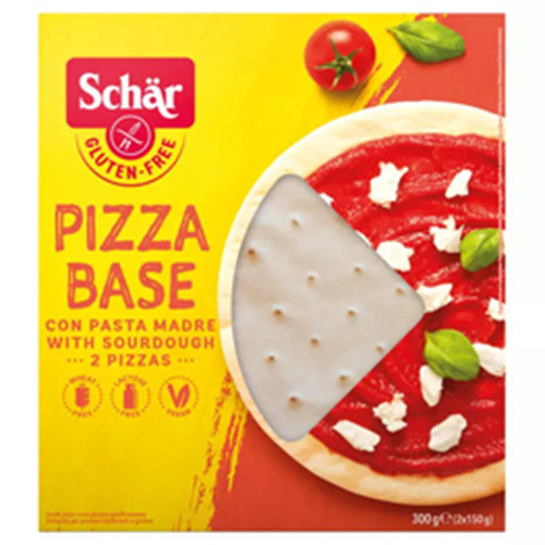Schar Pizzalap, gluténmentes, laktózmentes, vegán, 300g