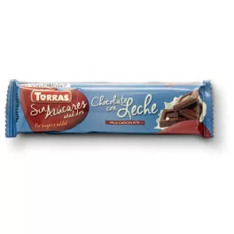   Torras, Tejcsokoládé szelet, hozzáadott cukor nélkül, gluténmentes, 30g