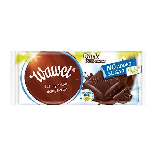 Wawel, Étcsokoládé, hozzáadott cukor nélkül, édesítőszerrel, 90g