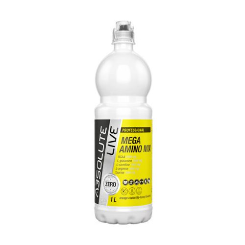 Absolute Live, Mega Amino mix, narancs - kaktuszfüge - méz ízű ital, 1 liter