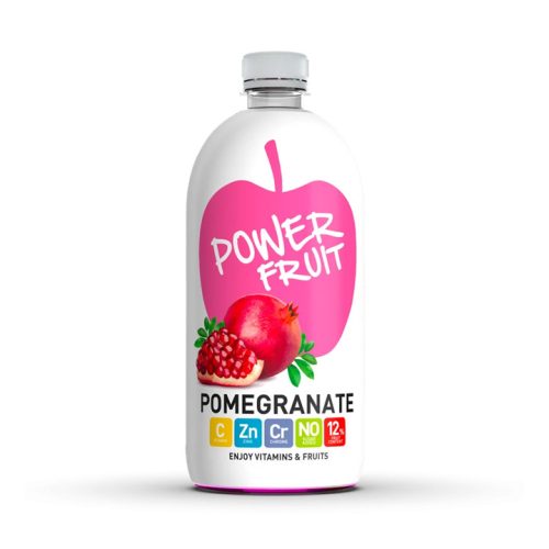 Power Fruit Gránátalma ízű ital, C-vitaminnal, krómmal és cinkkel, 750ml