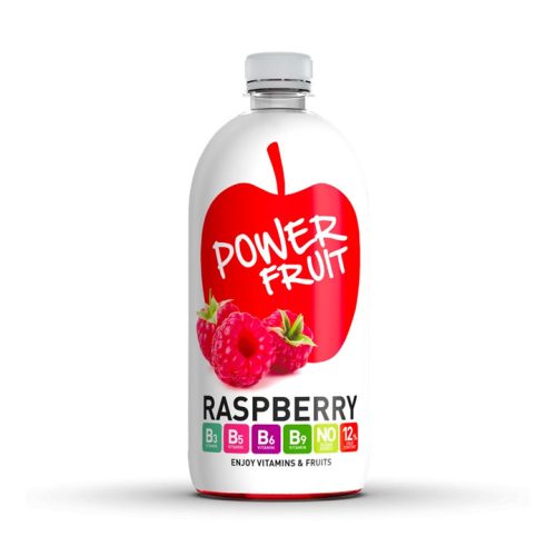 Power Fruit Málna ízű ital, Magnéziummal és B-vitaminnal, 750ml