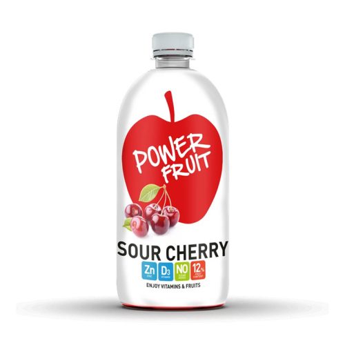 Power Fruit Meggy ízű ital, K- és D-vitaminokkal, 750ml