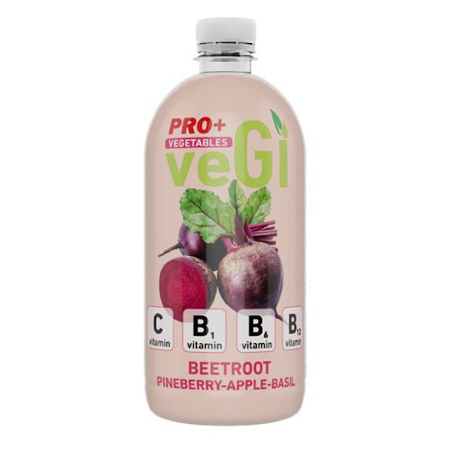 Pro+ Vegi, Cékla-Eper-Bazsalikom ízű ital, 750ml