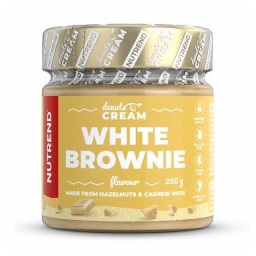 Nutrend DeNuts, Cream White Brownie, 250g