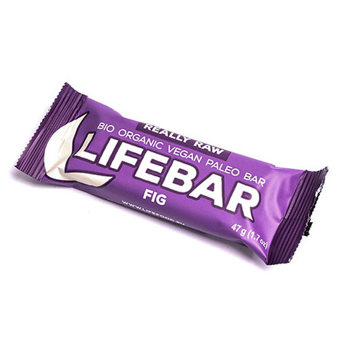 Lifebar BIO nyers szelet – füge – 47 g