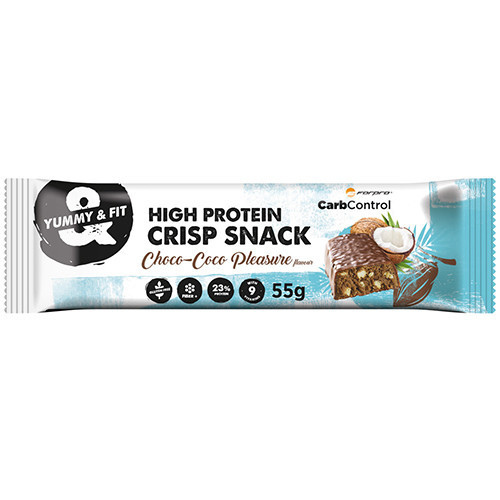 Forpro High Protein Crips Snack 55g - csokoládé - kókusz