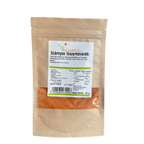 Szárnyas fűszerkeverék, 40g