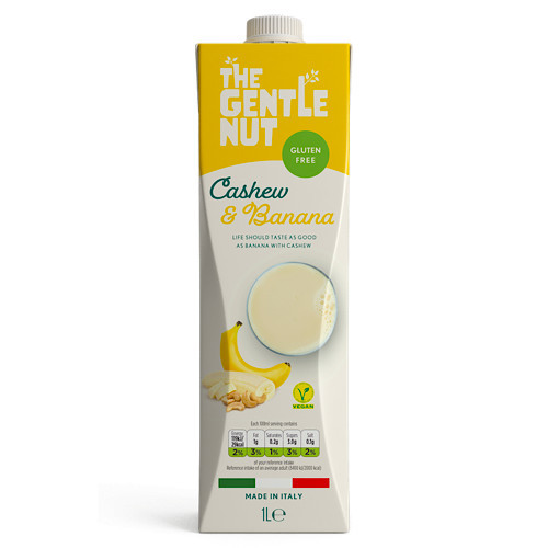 The Gentle Nut, banános kesudióital, 1000 ml