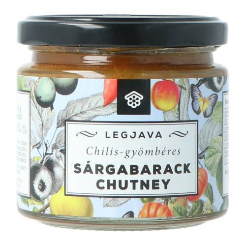 Legjava Chilis-gyömbéres Sárgabarack Chutney 200 g