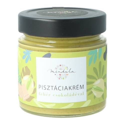 Mendula Fehércsokis pisztáciakrém, 180g